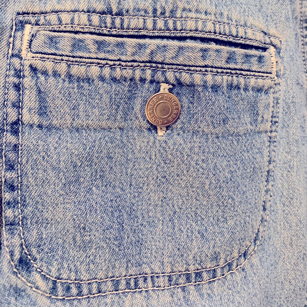 DENIM BUTTON UP DRESS - Picture 5 of 6